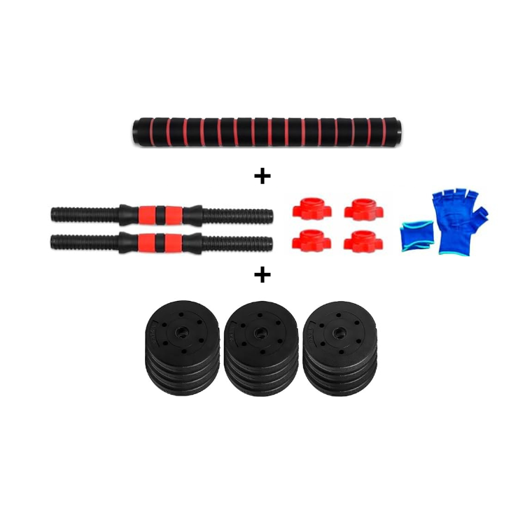 Kit Mancuernas Termoselladas 20 KG Ajustables