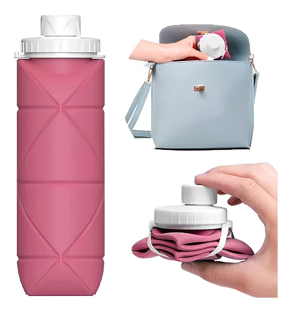 Botella Termo Plegable Bolsillo 600 ml